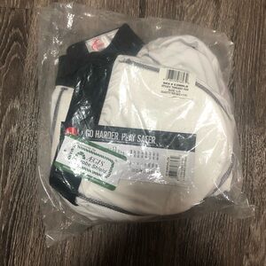 NWT Cramer Tornado 1502 5-Pad Integrated Football Girdle White Men's Size L